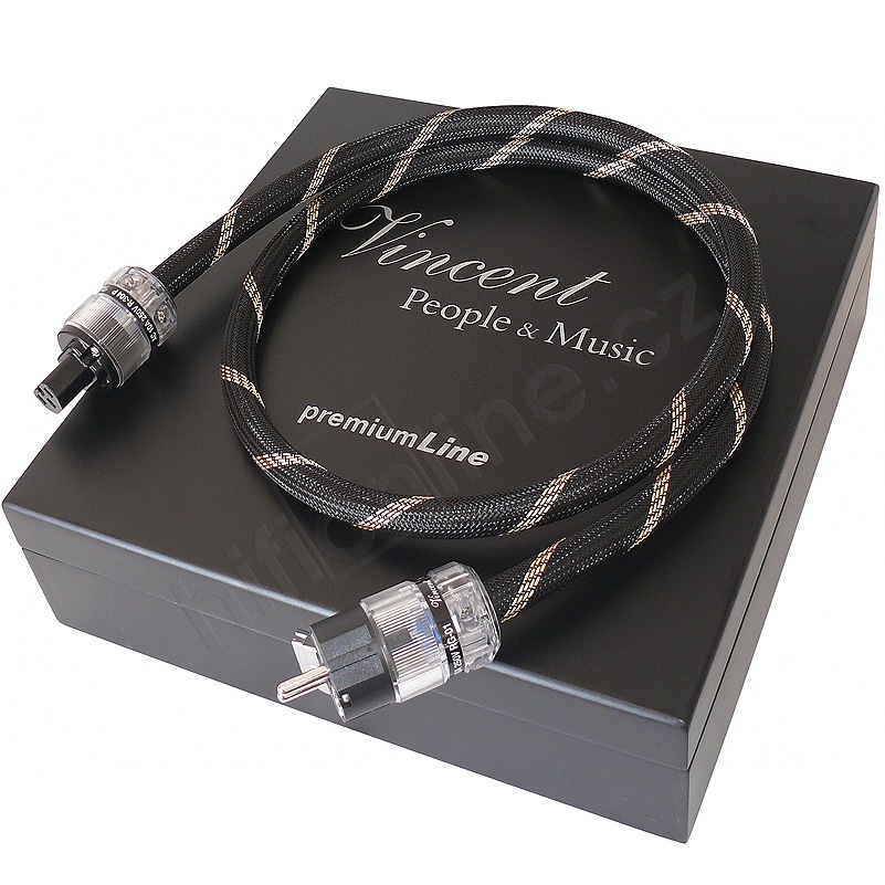 VINCENT PREMIUM POWER CABLE 3m HIGH END síťový kabel vhodný pro audio