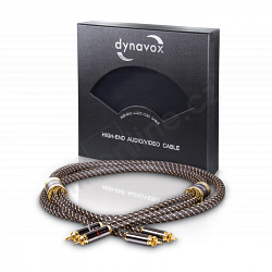 DYNAVOX BLACK LINE - CINCH KABEL 1m