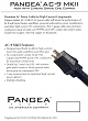 PANGEA AC9MKII - SÍŤOVÝ KABEL - popis